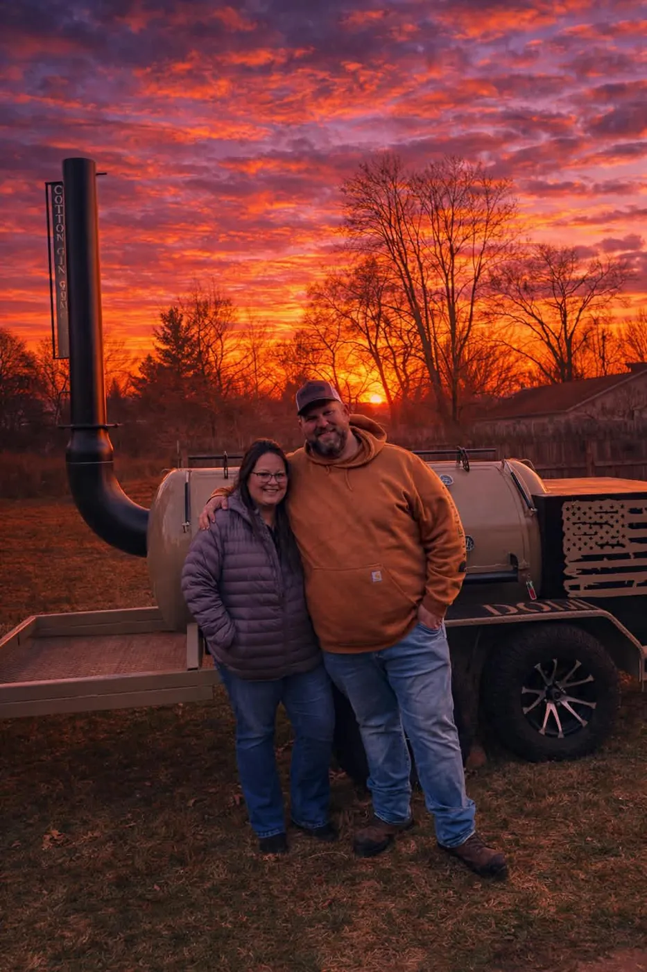 Corey Moyer and Ammara Kanjanaythee, owners of Smoke & Tallow BBQ Co.